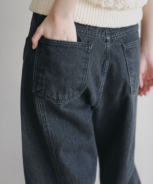 anuke(アンヌーク)の「Panel Black Denim(デニムパンツ・レディース・ブラック・38inch/36inch)」の8枚目の写真
