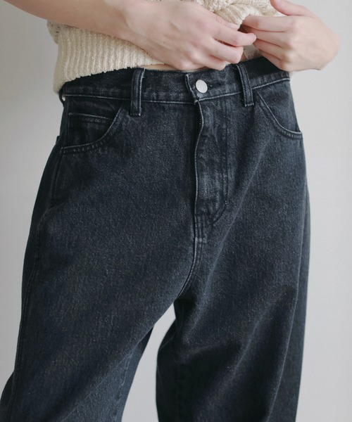 anuke(アンヌーク)の「Panel Black Denim(デニムパンツ・レディース・ブラック・38inch/36inch)」の6枚目の写真
