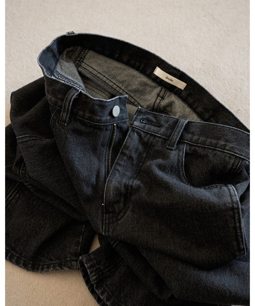 anuke(アンヌーク)の「Panel Black Denim(デニムパンツ・レディース・ブラック・38inch/36inch)」の12枚目の写真