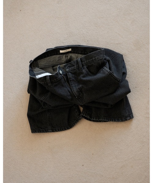 anuke(アンヌーク)の「Panel Black Denim(デニムパンツ・レディース・ブラック・38inch/36inch)」の13枚目の写真
