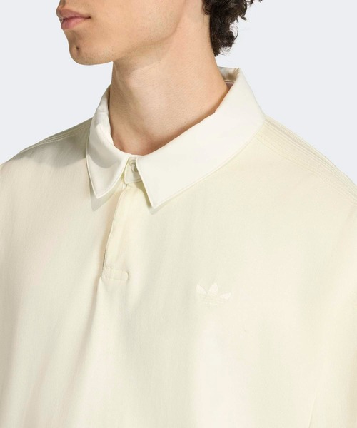 adidas(アディダス)の「プレミアム エッセンシャルズ 半袖Tシャツ / アディダスオリジナルス adidas Originals(ポロシャツ・メンズ・ベージュ・LARGE/MEDIUM/SMALL/XX-LARGE/3XL/X-LARGE/X-SMALL)」の3枚目の写真