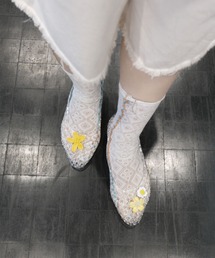 nearness（ニアネス）の「パーツセットジェリーシューズ/アクセサリー付きクリアシューズ（パンプス）」