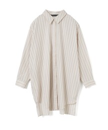 mizuiro ind ストライプボックスカットシャツ