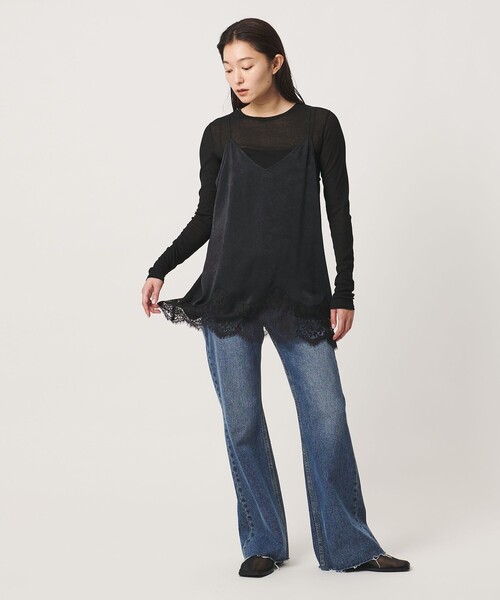 MARW UNITED ARROWS（マルゥ ユナイテッドアローズ）の「＜MARW UNITED ARROWS＞ブーツカット デニム パンツ（デニムパンツ・レディース・コバルトブルー/グレー系・38/36）」の6枚目の写真