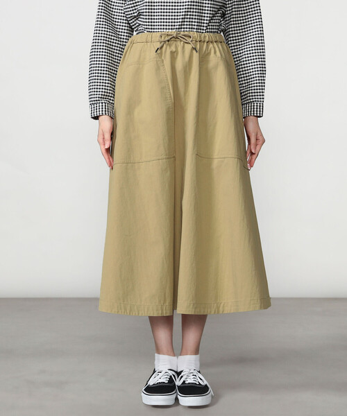 DANTON（ダントン）の「DANTON | コットンナイロンツイル イージースカート WOMEN（スカート・レディース・ネイビー/ベージュ/チャコール・36）」の16枚目の写真