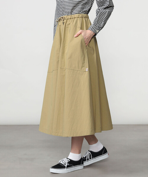 DANTON（ダントン）の「DANTON | コットンナイロンツイル イージースカート WOMEN（スカート・レディース・ネイビー/ベージュ/チャコール・36）」の7枚目の写真