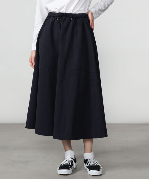 DANTON（ダントン）の「DANTON | コットンナイロンツイル イージースカート WOMEN（スカート・レディース・ネイビー/ベージュ/チャコール・36）」の5枚目の写真