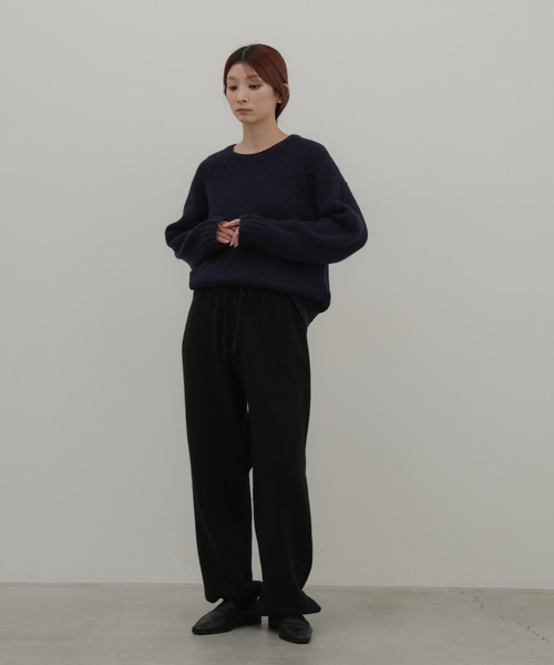 select MOCA(セレクトモカ)の「【ZOZO限定予約受付中】ハンドニットライクトップス(ニット/セーター・レディース・チャコールグレー/ネイビー/アイボリー・FREE)」の6枚目の写真