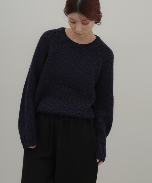 select MOCA(セレクトモカ)の「【ZOZO限定予約受付中】ハンドニットライクトップス(ニット/セーター・レディース・チャコールグレー/ネイビー/アイボリー・FREE)」の15枚目の写真