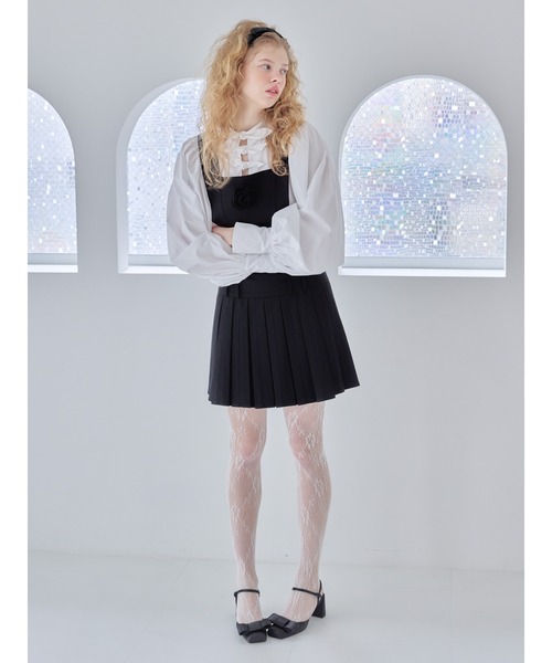 etre loin(エトルワン)の「Many ribbon volume sleeve blouse / メニーリボンボリュームスリーブブラウス(シャツ/ブラウス・レディース・ブルー/ホワイト/ピンク・M)」の5枚目の写真