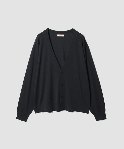 COLUMN(コラム)の「COLUMN / 4.0 Attitude 16G ウォッシャブル ニットカーディガン<THE COLUMN>(カーディガン/ボレロ・メンズ・ネイビー/ダークブラウン・LARGE/MEDIUM)」の2枚目の写真