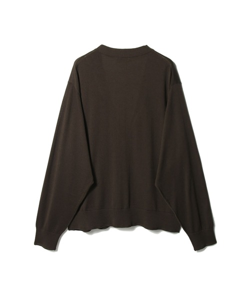 COLUMN(コラム)の「COLUMN / 4.0 Attitude 16G ウォッシャブル ニットカーディガン<THE COLUMN>(カーディガン/ボレロ・メンズ・ネイビー/ダークブラウン・LARGE/MEDIUM)」の4枚目の写真