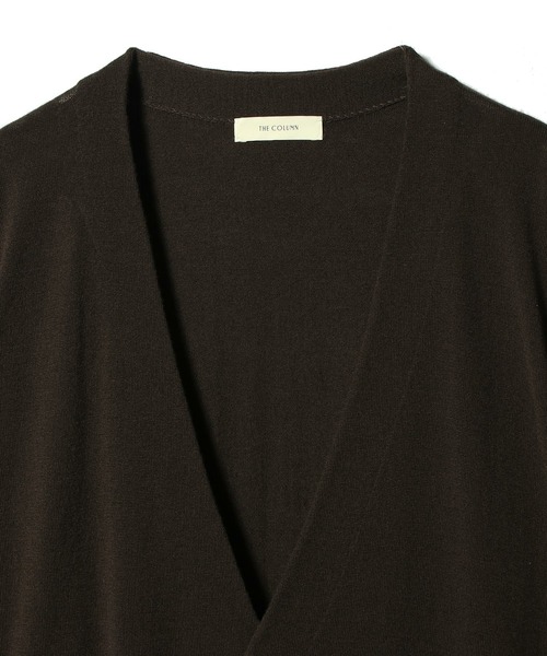 COLUMN(コラム)の「COLUMN / 4.0 Attitude 16G ウォッシャブル ニットカーディガン<THE COLUMN>(カーディガン/ボレロ・メンズ・ネイビー/ダークブラウン・LARGE/MEDIUM)」の5枚目の写真