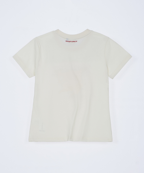 DYSFUNCT（ディスファンクト）の「BOW ANGEL SLIM FIT T-SHIRT(IVORY)（Tシャツ/カットソー・レディース・その他・SMALL/MEDIUM）」の5枚目の写真