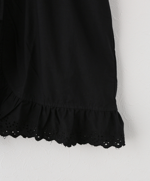 crinkle crinkle crinkle(クリンクルクリンクルクリンクル)の「【crinkle crinkle crinkle】 frill gawn blouse(シャツ/ブラウス・レディース・ブラック・FREE)」の5枚目の写真