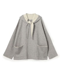【WEB先行予約】ダブルフェイスニット リバーシブルショートコート