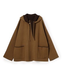 【WEB先行予約】ダブルフェイスニット リバーシブルショートコート