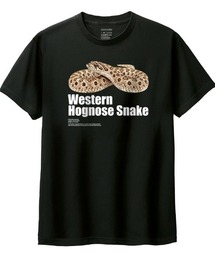 Moftique(モフティック) 半袖Tシャツ セイブシシバナヘビ 蛇 爬虫類 ペット アニマル プリント Tシャツ 半袖 トップス カットソー メンズ レディース ユニセックス 夏