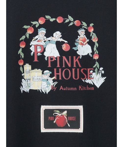 PINK HOUSE(ピンクハウス)の「オータム・キッチンプリントカットソー(Tシャツ/カットソー・レディース・ブラック/キナリ・フリー)」の6枚目の写真