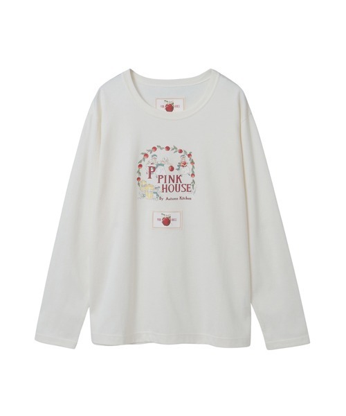 PINK HOUSE(ピンクハウス)の「オータム・キッチンプリントカットソー(Tシャツ/カットソー・レディース・ブラック/キナリ・フリー)」の9枚目の写真