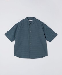 WEB限定|オーバーサイズ チェック ショートスリーブ シャツ