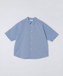 WEB限定｜オーバーサイズ チェック ショートスリーブ シャツ