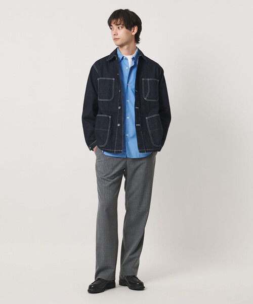 UNITED ARROWS(ユナイテッドアローズ)の「ALBINI オーガニックコットン モックネック ロングスリーブ Tシャツ 抗菌防臭(Tシャツ/カットソー・メンズ・オフホワイト/ダークグレー/ワイン・M/S/XL/L)」の8枚目の写真