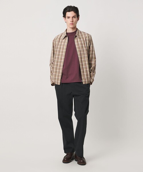 UNITED ARROWS(ユナイテッドアローズ)の「ALBINI オーガニックコットン モックネック ロングスリーブ Tシャツ 抗菌防臭(Tシャツ/カットソー・メンズ・オフホワイト/ダークグレー/ワイン・M/S/XL/L)」の22枚目の写真
