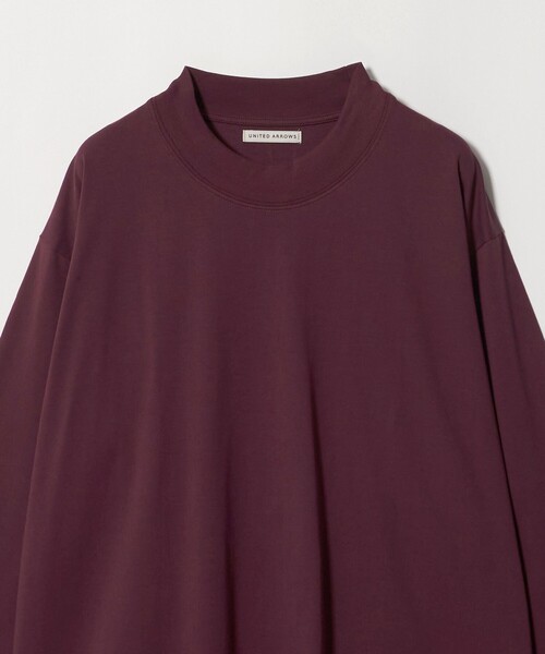 UNITED ARROWS(ユナイテッドアローズ)の「ALBINI オーガニックコットン モックネック ロングスリーブ Tシャツ 抗菌防臭(Tシャツ/カットソー・メンズ・オフホワイト/ダークグレー/ワイン・M/S/XL/L)」の20枚目の写真