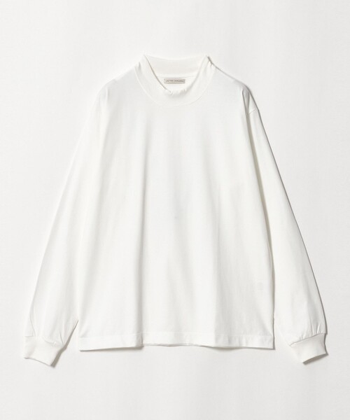 UNITED ARROWS(ユナイテッドアローズ)の「ALBINI オーガニックコットン モックネック ロングスリーブ Tシャツ 抗菌防臭(Tシャツ/カットソー・メンズ・オフホワイト/ダークグレー/ワイン・M/S/XL/L)」の10枚目の写真