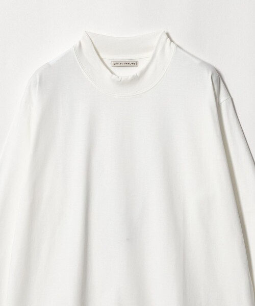 UNITED ARROWS(ユナイテッドアローズ)の「ALBINI オーガニックコットン モックネック ロングスリーブ Tシャツ 抗菌防臭(Tシャツ/カットソー・メンズ・オフホワイト/ダークグレー/ワイン・M/S/XL/L)」の11枚目の写真