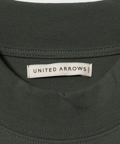UNITED ARROWS(ユナイテッドアローズ)の「ALBINI オーガニックコットン モックネック ロングスリーブ Tシャツ 抗菌防臭(Tシャツ/カットソー・メンズ・オフホワイト/ダークグレー/ワイン・M/S/XL/L)」の13枚目の写真