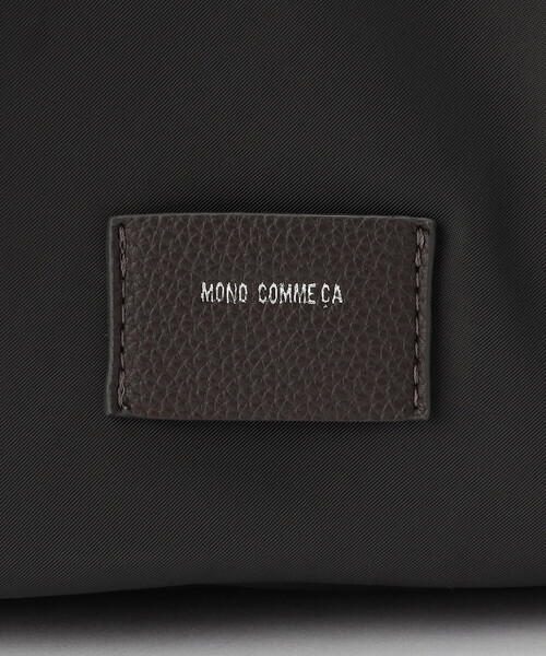 MONO COMME CA(モノコムサ)の「軽量・撥水 タックリュック(バックパック/リュック・レディース・ブラック/チャコール・FREE)」の20枚目の写真