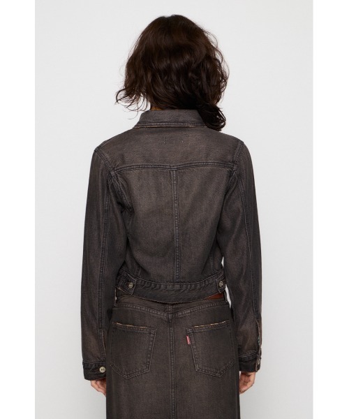 LAGUA GEM(ラグアジェム)の「STANDARD COMPACT DENIM ジャケット(デニムジャケット・レディース・ブラック/ライトブルー・SMALL/MEDIUM)」の11枚目の写真
