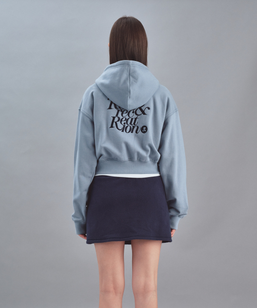 Rest&Recreation（レストアンドレクリエーション）の「STITCH CROPPED HOOD ZIP-UP - SKY BLUE（パーカー・メンズ・その他・ONE）」の4枚目の写真