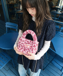 [INT][CHAIN STRAP SET] Bodry tote bag_Animal Pink