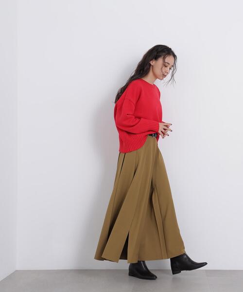 N.(N. Natural Beauty Basic)(エヌエヌナチュラルビューティーベーシック)の「クルーネックニット(ニット/セーター・レディース・ネイビー/レッド/ピンク・FREE)」の18枚目の写真