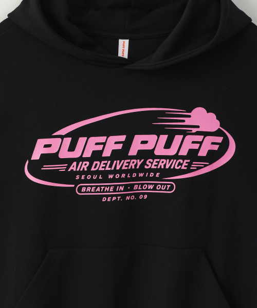 PUFF PUFF DEPT(パフパフ・デプト)の「PUFF AIR クロップドフーディー ブラック(パーカー・レディース・その他・LARGE/MEDIUM)」の4枚目の写真