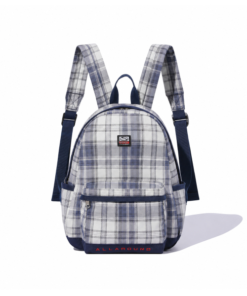 SPORT CHAMBER(スポーツチャンバー)の「SC スクエアチェックバックパック(ブルーイッシュグレー)(バックパック/リュック・レディース・その他・ONE SIZE)」の4枚目の写真