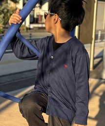 ARCADE（アーケード）の「POLOCHAMPS ポロチャンプス kids キッズ コットンカーディガン ワンポイント刺繍ロゴ（カーディガン/ボレロ）」