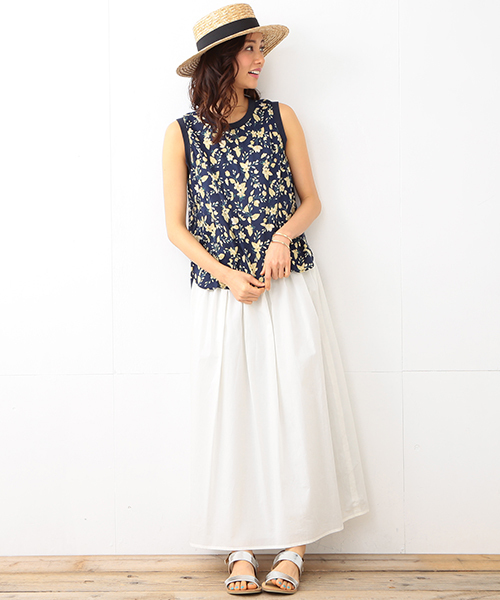 B:MING by BEAMS(ビーミングバイビームス)の「【InRed6月号掲載】【VERY5月号掲載】ビーミング by ビームス / ギャザーマキシスカート 16SS(スカート・レディース・ホワイト/オリーブ/ネイビー/その他・ONE SIZE)」の22枚目の写真