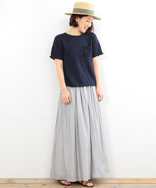 B:MING by BEAMS(ビーミングバイビームス)の「【InRed6月号掲載】【VERY5月号掲載】ビーミング by ビームス / ギャザーマキシスカート 16SS(スカート・レディース・ホワイト/オリーブ/ネイビー/その他・ONE SIZE)」の12枚目の写真