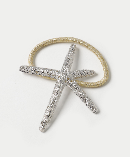 Fun & Daily（ファンアンドデイリー）の「F&D : ヒトデモチーフ・へアゴム（ヘアゴム・レディース・ゴールド/シルバー・FREE）」の7枚目の写真