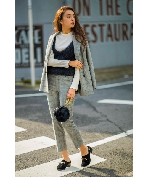 AG by aquagirl（エージーバイアクアガール）の「グレンチェックパンツ（その他パンツ・レディース・ブラック/グレー/ブラウン・38/36/40）」の13枚目の写真