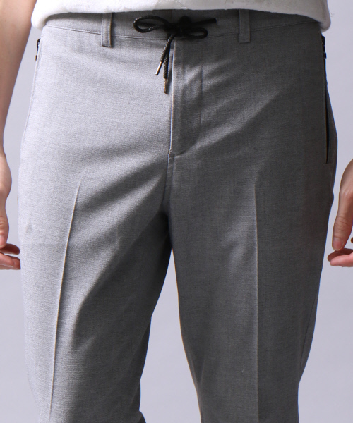 5351 POUR LES HOMMES(ゴーサンゴーイチプールオム)の「【セットアップ対応】サマージョーゼットひも付きトラウザースラックス(スラックス・メンズ・ブラック/ライトグレー・46/50/44/48)」の10枚目の写真