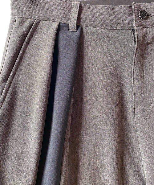 SHAREEF(シャリーフ)の「SWITCHING WIDE PANTS(その他パンツ・メンズ・オレンジ/ブラック/グレー・3/2/1)」の8枚目の写真