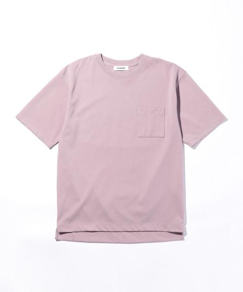 MONKEY TIME（モンキータイム）の「＜monkey time＞ TC/PONTI 1POC 5SL CN/Tシャツ ◆（Tシャツ/カットソー・メンズ・ホワイト/ブラック/ベージュ/オリーブ/ネイビー/ライトピンク/シャーベット/ライトブルー・MEDIUM/X-LARGE/SMALL/LARGE）」の14枚目の写真