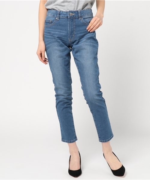 Honeys（ハニーズ）の「デニムスキニーパンツ６７丈（デニムパンツ・レディース・ライトブルー/インディゴブルー・L/S/M/SS/LL）」の2枚目の写真