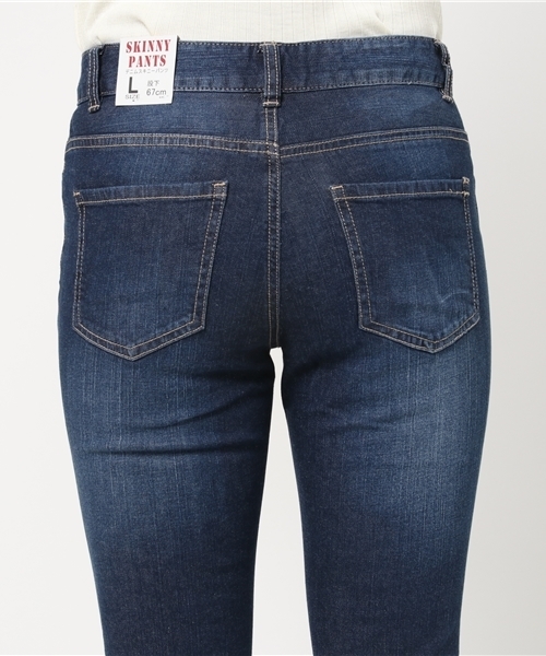 Honeys（ハニーズ）の「デニムスキニーパンツ６７丈（デニムパンツ・レディース・ライトブルー/インディゴブルー・L/S/M/SS/LL）」の7枚目の写真