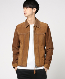 Pretty Green | DENESCROFT スウェード ジップアップブルゾン(ブルゾン)